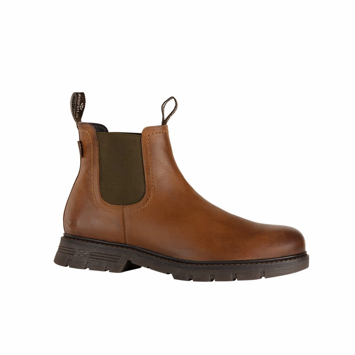 Hoggs of Fife Dalmeny Dealer Boot Stitch Cleated Mid Chelsea Boots