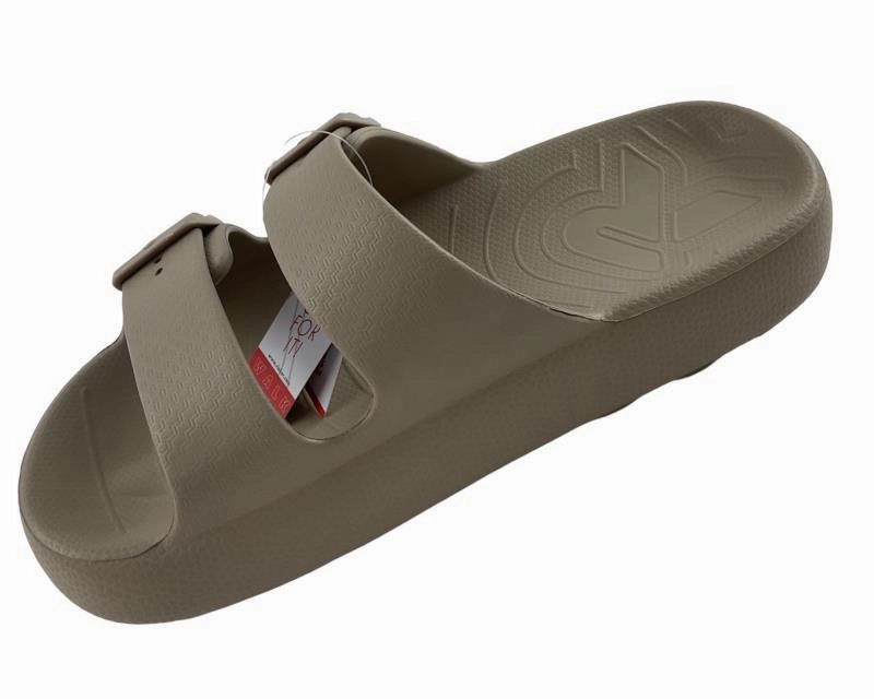 Rieker Damen  Pantoletten P2450-60   Kunststoff  Beige High Heels 13 Cm