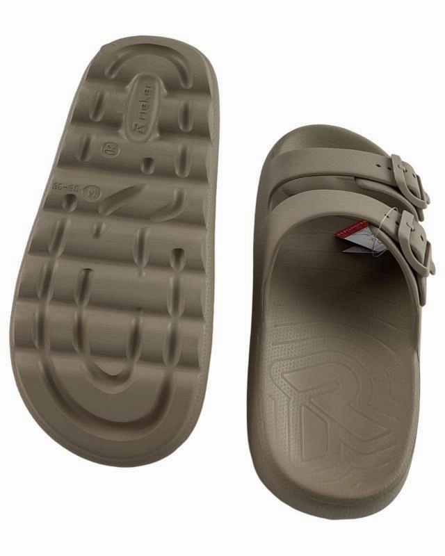 Rieker Damen  Pantoletten P2450-60   Kunststoff  Beige High Heels Im Beruf