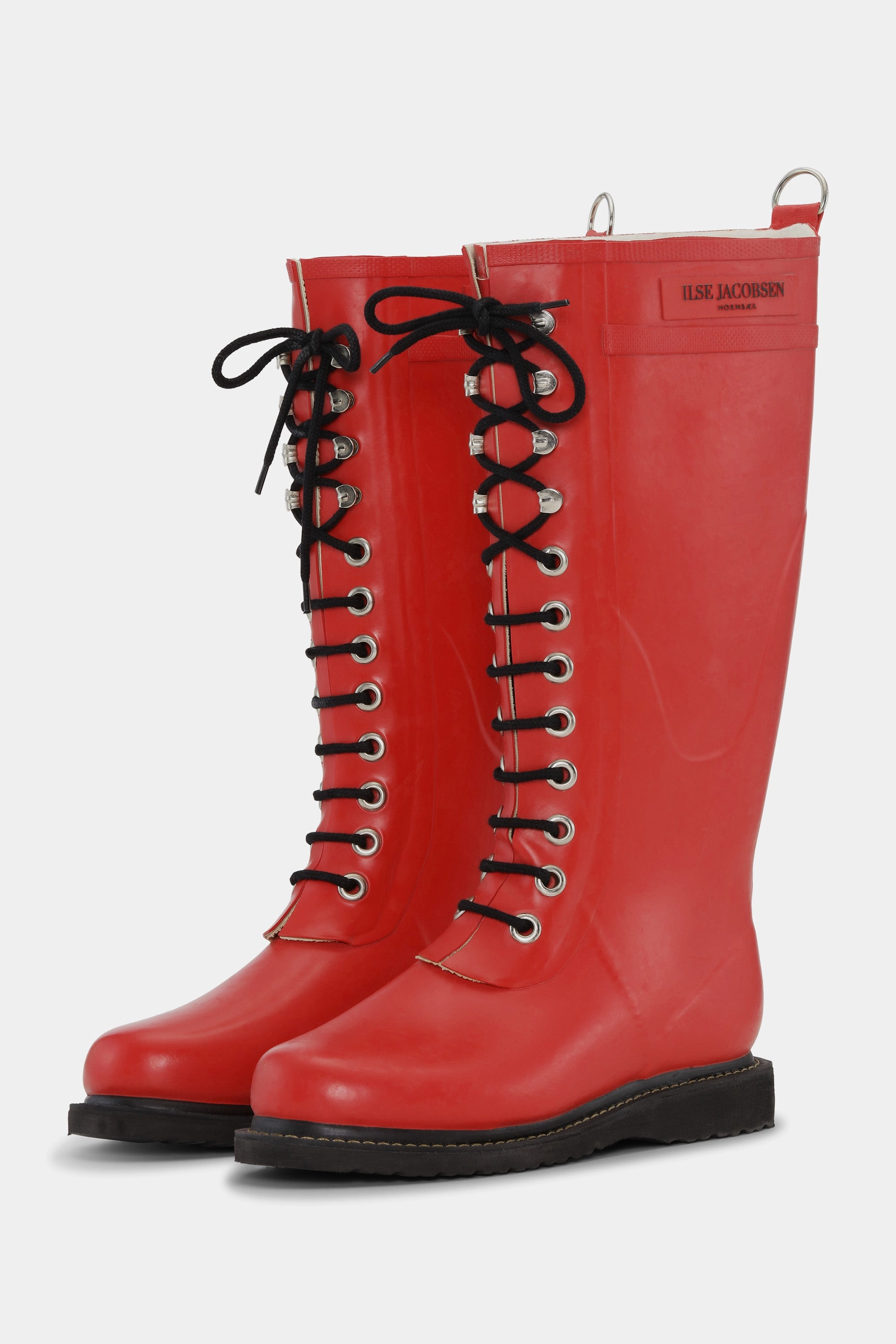 Hohe Gummistiefel - Deep Red Wasserläufer Stiefel