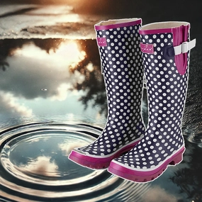 Hohe Gummistiefel fr Damen  stilvoll, bequem und wasserdicht Stiefel Für Breite Füsse