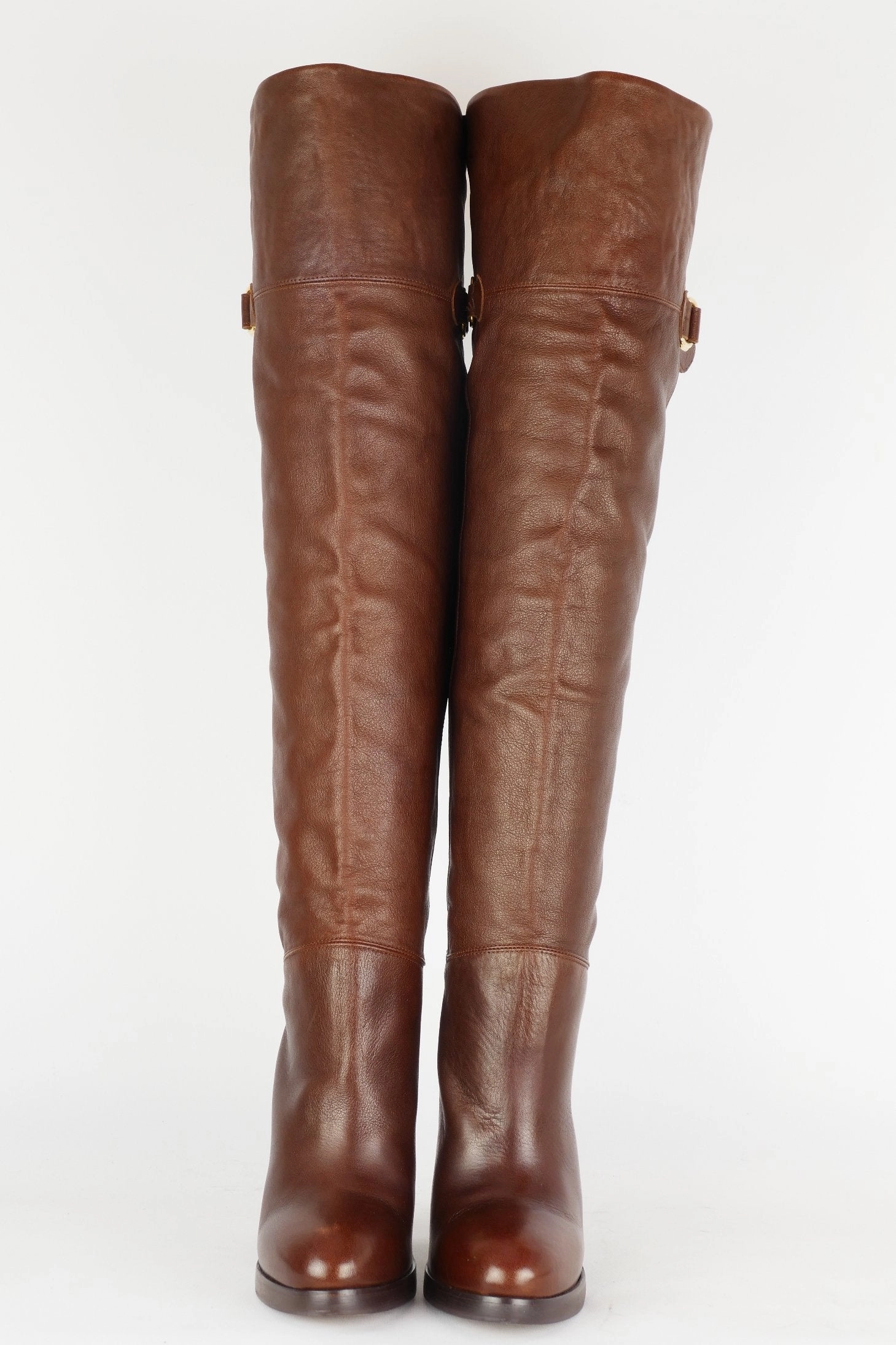 Respira Stiefel Hohe Stiefel Leder mittelbraun