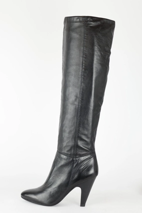 Auto Stiefel Gmbh Hohe Stiefel Leder schwarz