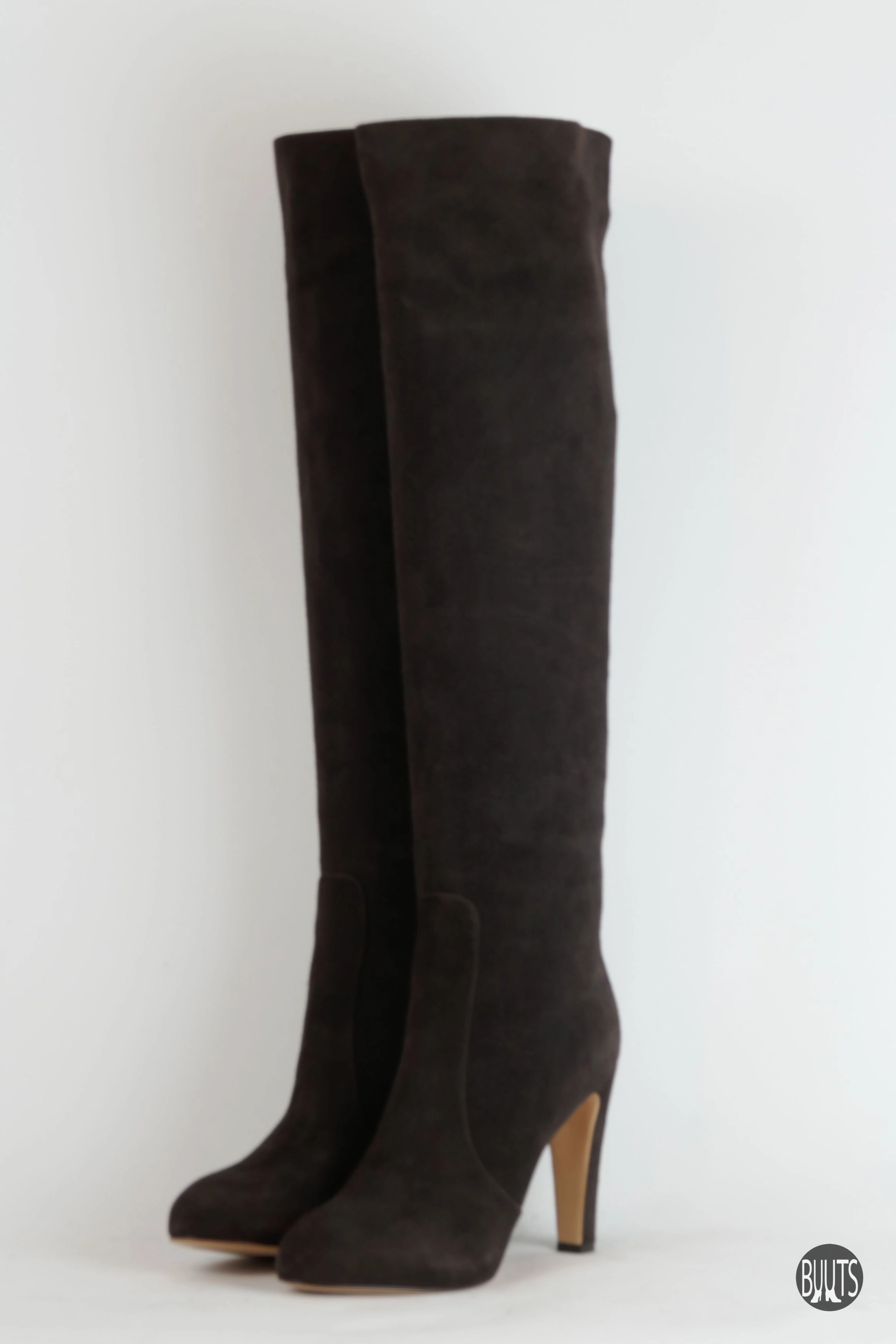 Hohe Stiefel Wildleder dunkelbraun Alpinestar Supertech R Stiefel