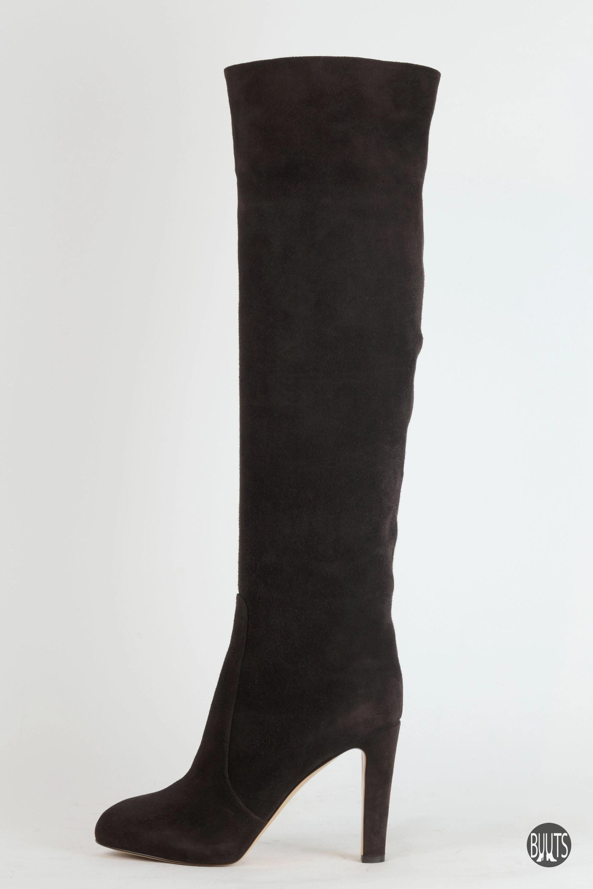 Hohe Stiefel Wildleder dunkelbraun Raid Stiefel