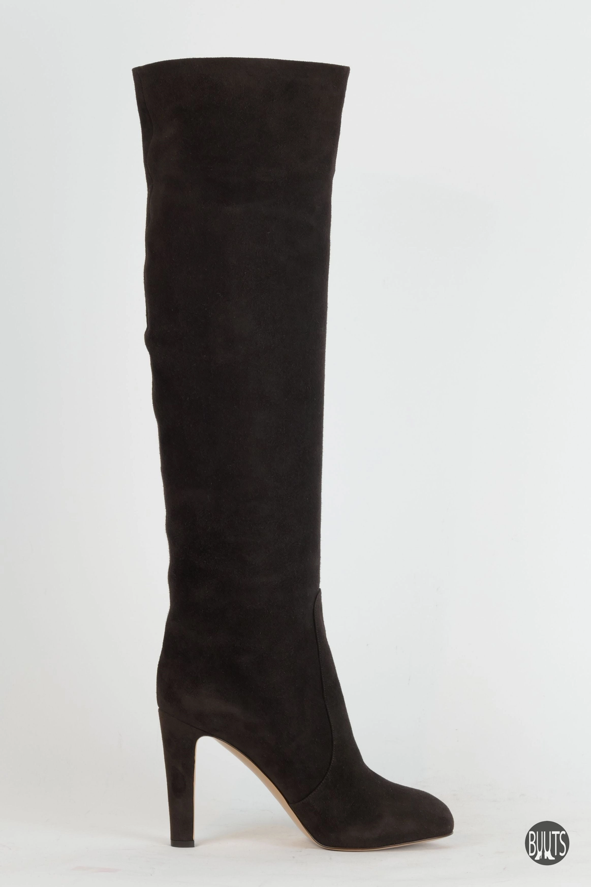 Hohe Stiefel Wildleder dunkelbraun Stiefel Handgefertigt