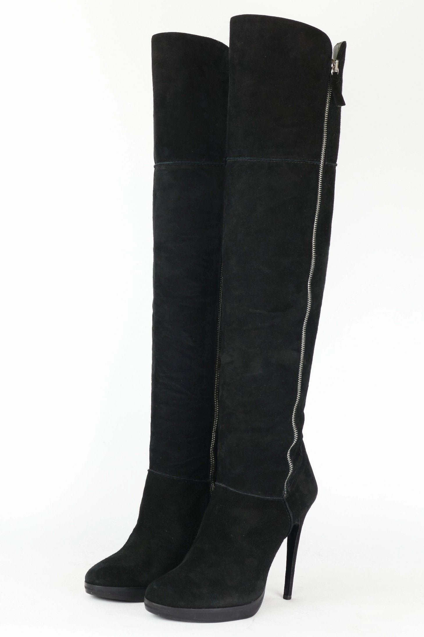 Hohe Stiefel Wildleder schwarz Tex Stiefel Wasserdicht