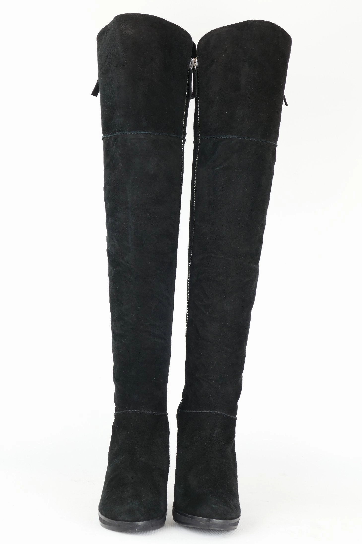 Rieker Cowboy Stiefel Hohe Stiefel Wildleder schwarz