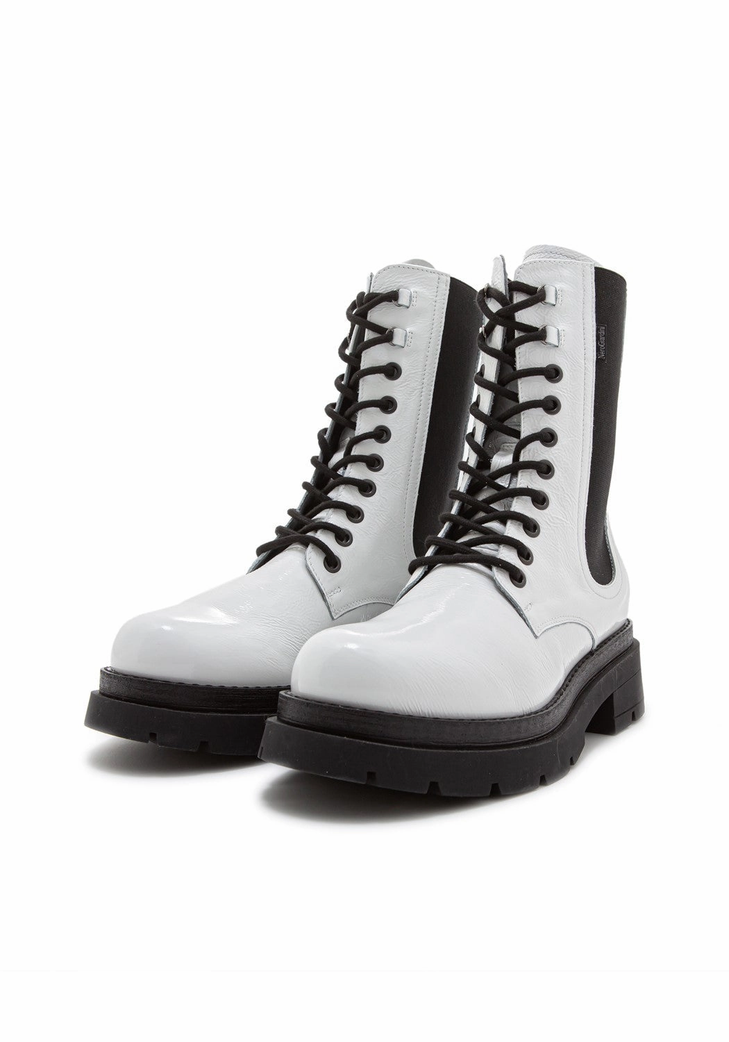 I117124D Naplak TR Solana Gressan bianco Stiefel Kreppsohle