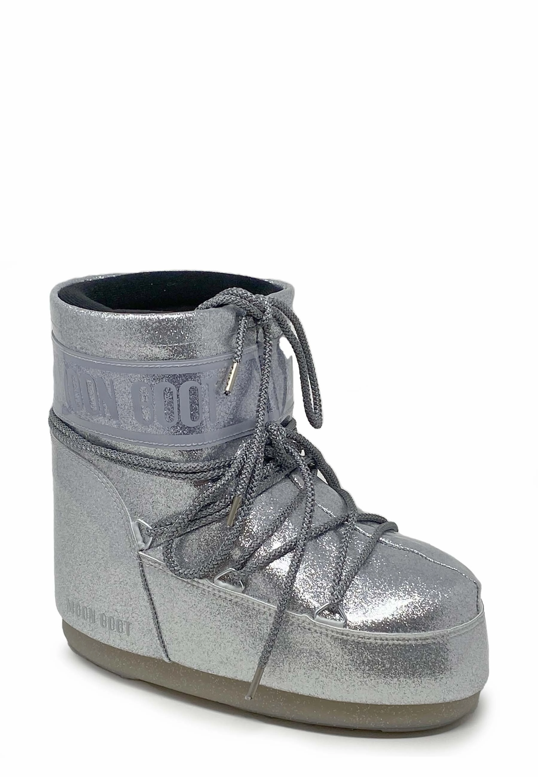 Stiefel Martens Icon Low Glitter Boot | Silver