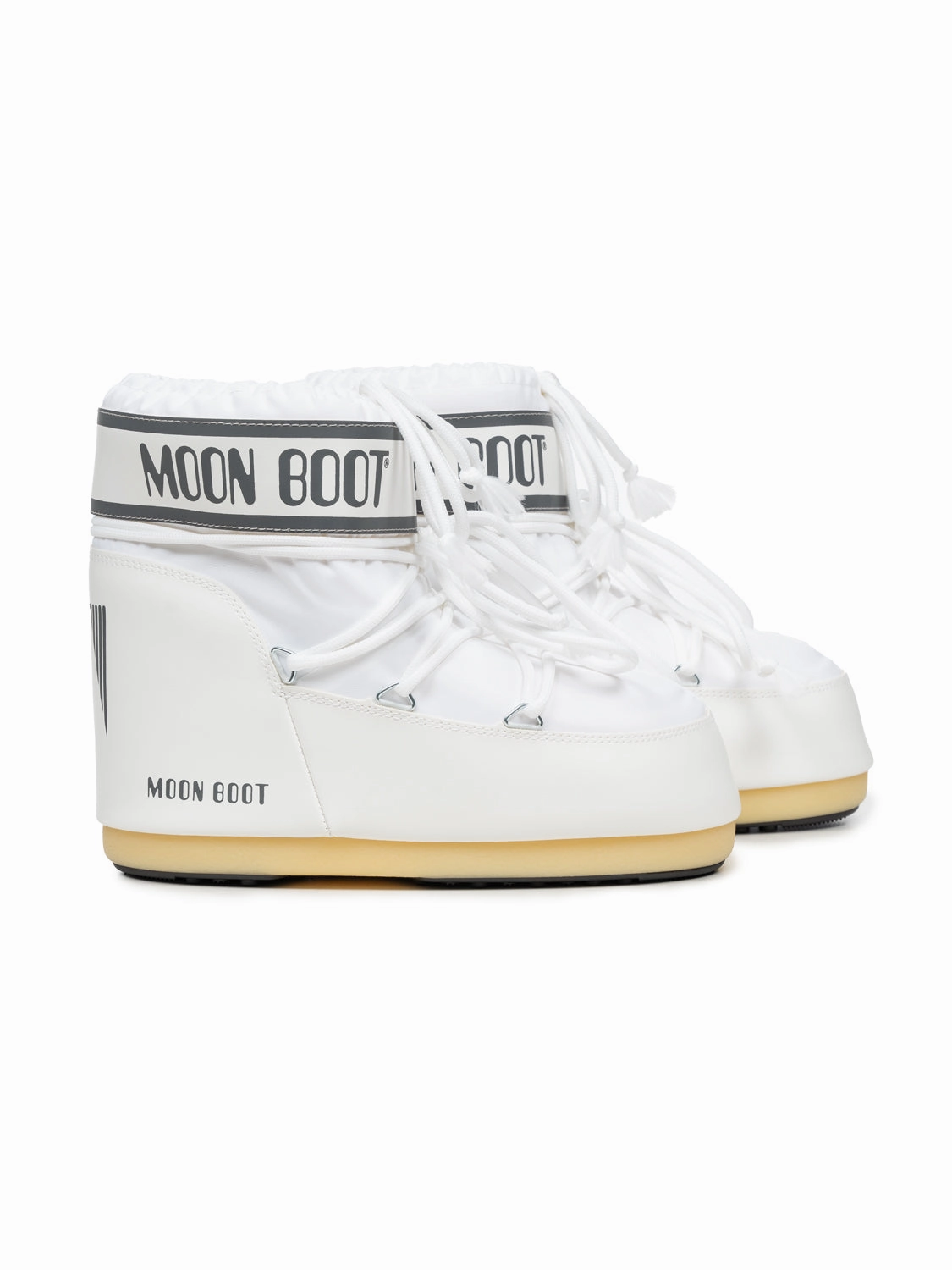 Icon Low Nylon in Mono Wei Winterstiefel Herausnehmbare Sohle