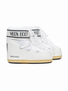 Winterstiefel Mit Spikes Ausklappbar Icon Low Nylon in Mono Wei