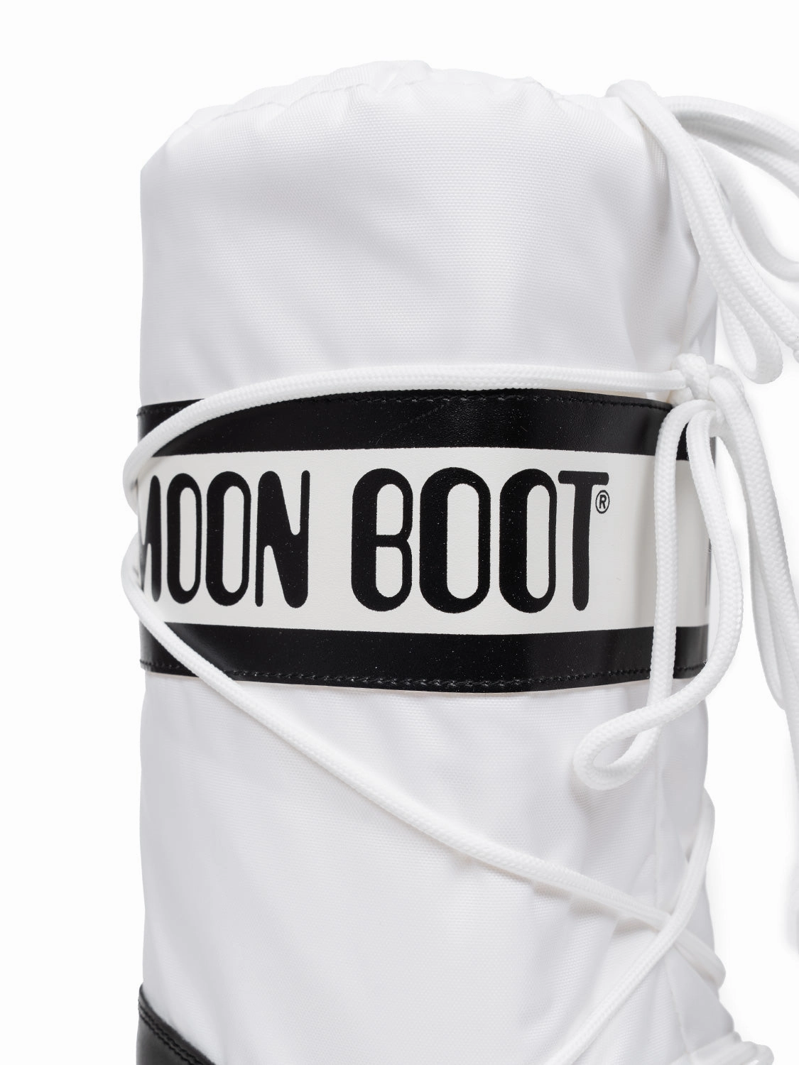 Winterstiefel Breit Icon Nylon Schwarz/Wei