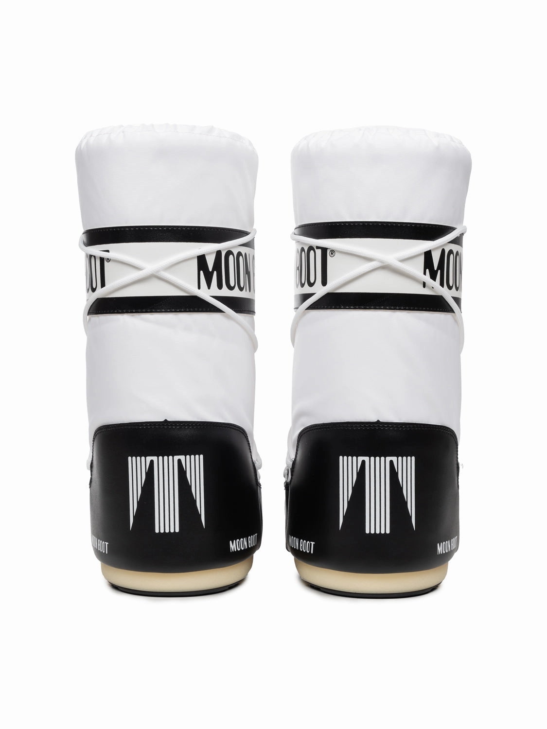 Icon Nylon Schwarz/Wei Winterstiefel Mit Plateau