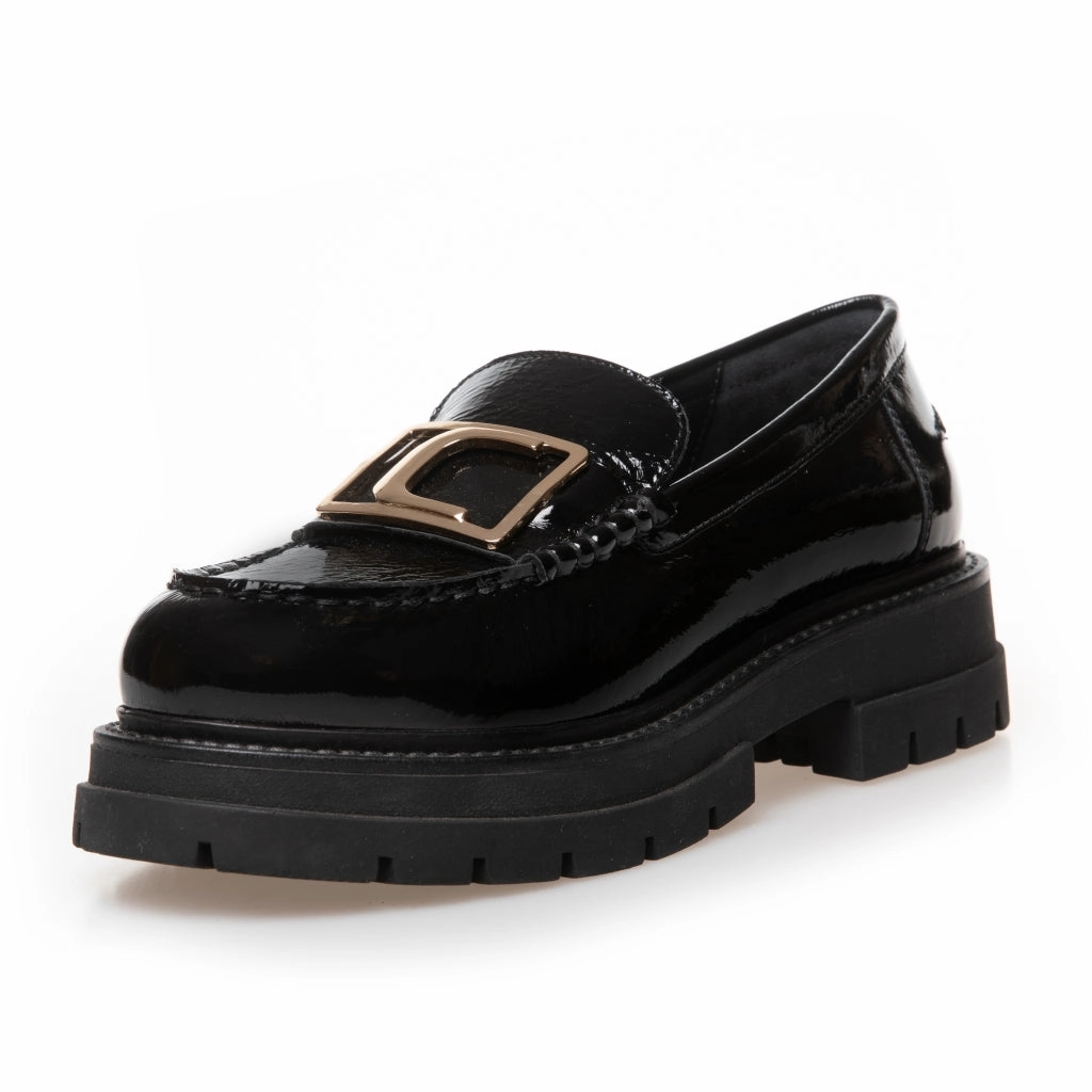 90s Larson Penny Loafers ICONIC WALK PATENT - BLACK PATENT
