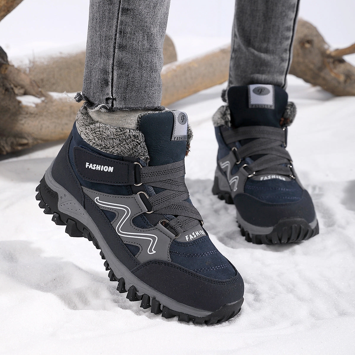 Geftterte Outdoor Winterstiefel Damen & Herren  Warm & Rutschfest