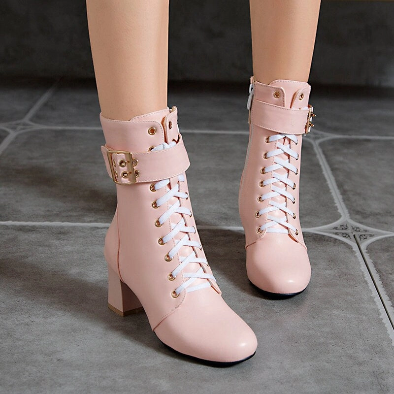 Heel boots - Shoes Heel, vintage, High Heel, retro high heels, retro heels, vintage boots, high heel boots, Victorian, Edwardian, kawaii Tweens High Heels