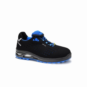 Gelenk Schonende Sicherheitsschuhe Mit Kunstoffkappe Impulse Lady XXTL blue Low ESD S1P-Damen-Sicherheitshalbschuh ELTEN