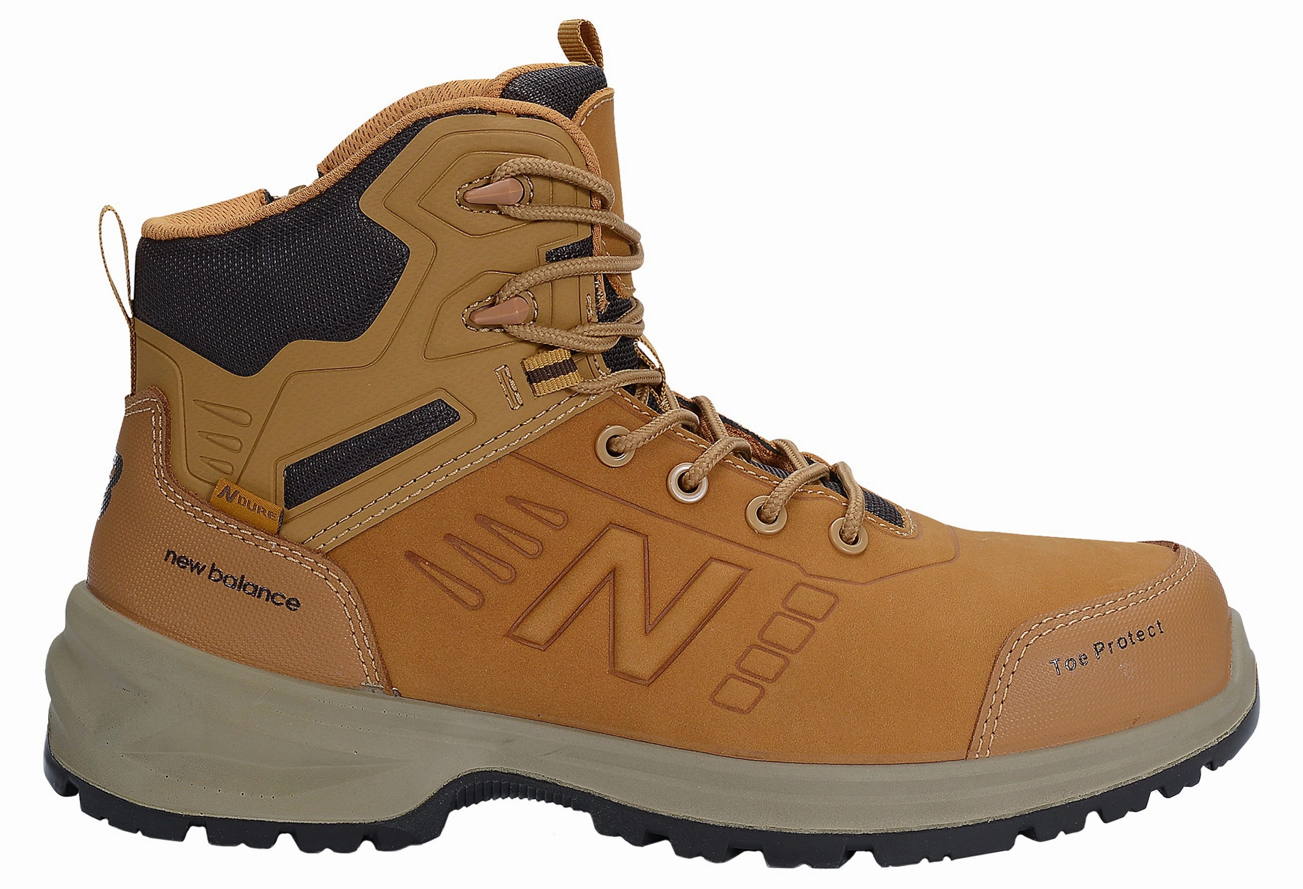 Sicherheitsschuhe Viel Laufen New Balance Calibre, Sicherheitsstiefel HRO FO, wheat, S3L FO HRO SC SR, Weite 2E, EN ISO 20345