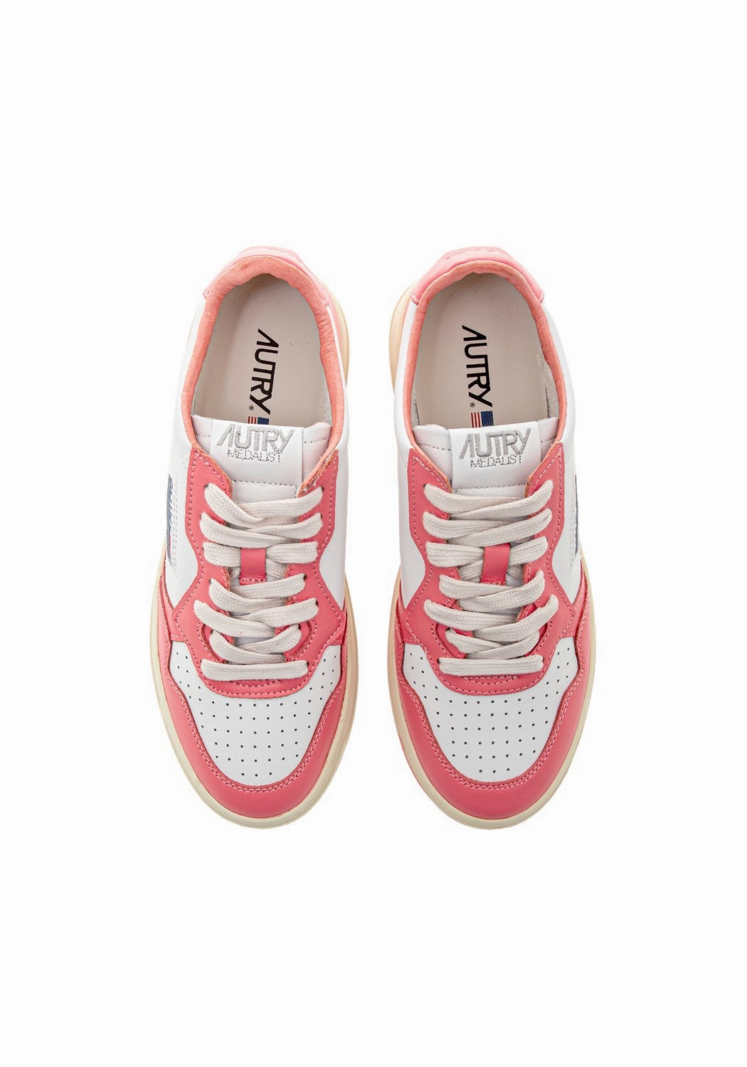 Sneaker Bstn AUTRY 01 LOW WOM LEAT/LEAT lobster