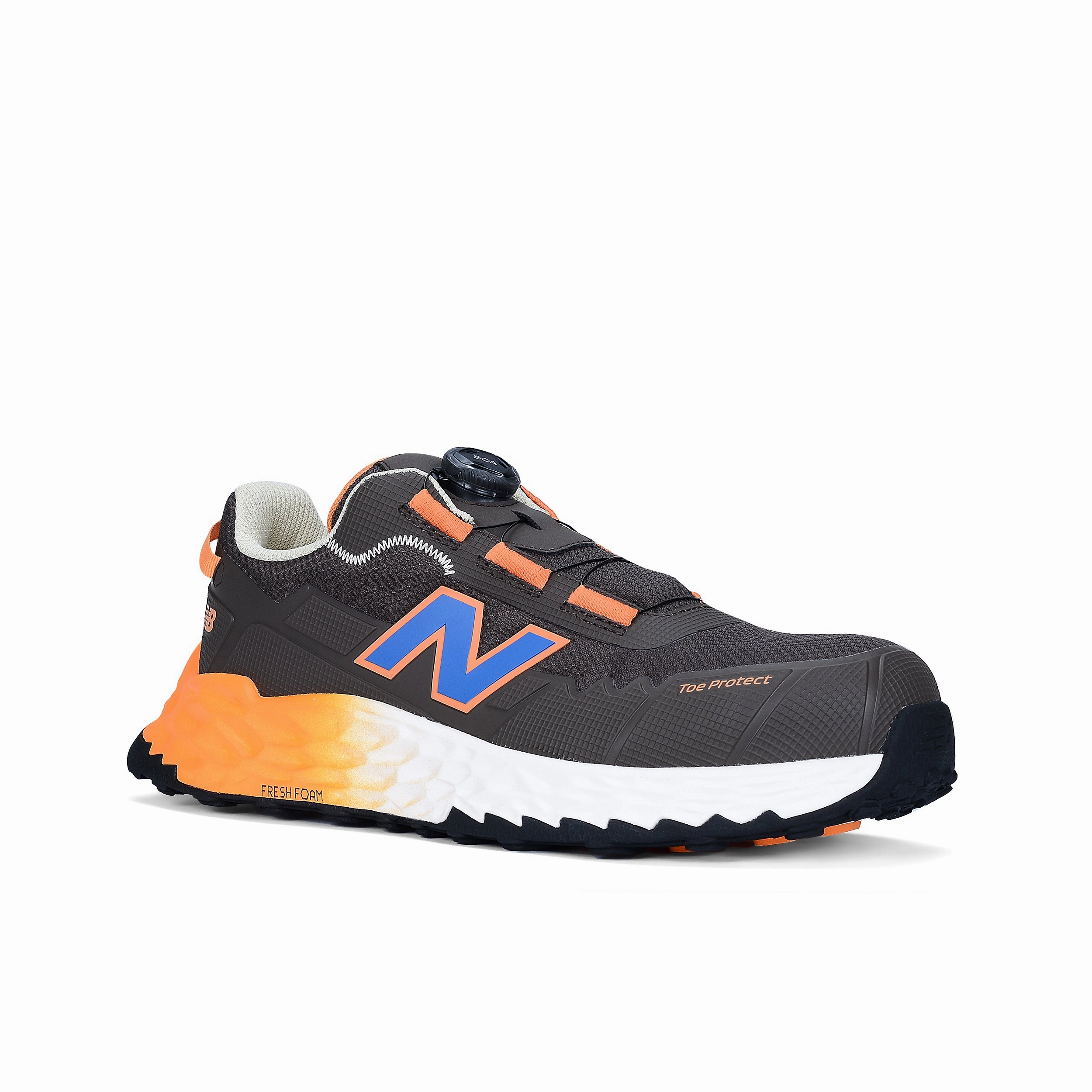 New Balance Cremorne BOA, S3 Sicherheitsschuh ESD HRO FOe, chocolate / orange, Weite 2E, EN ISO 20345 Sicherheitsschuhe S1p
