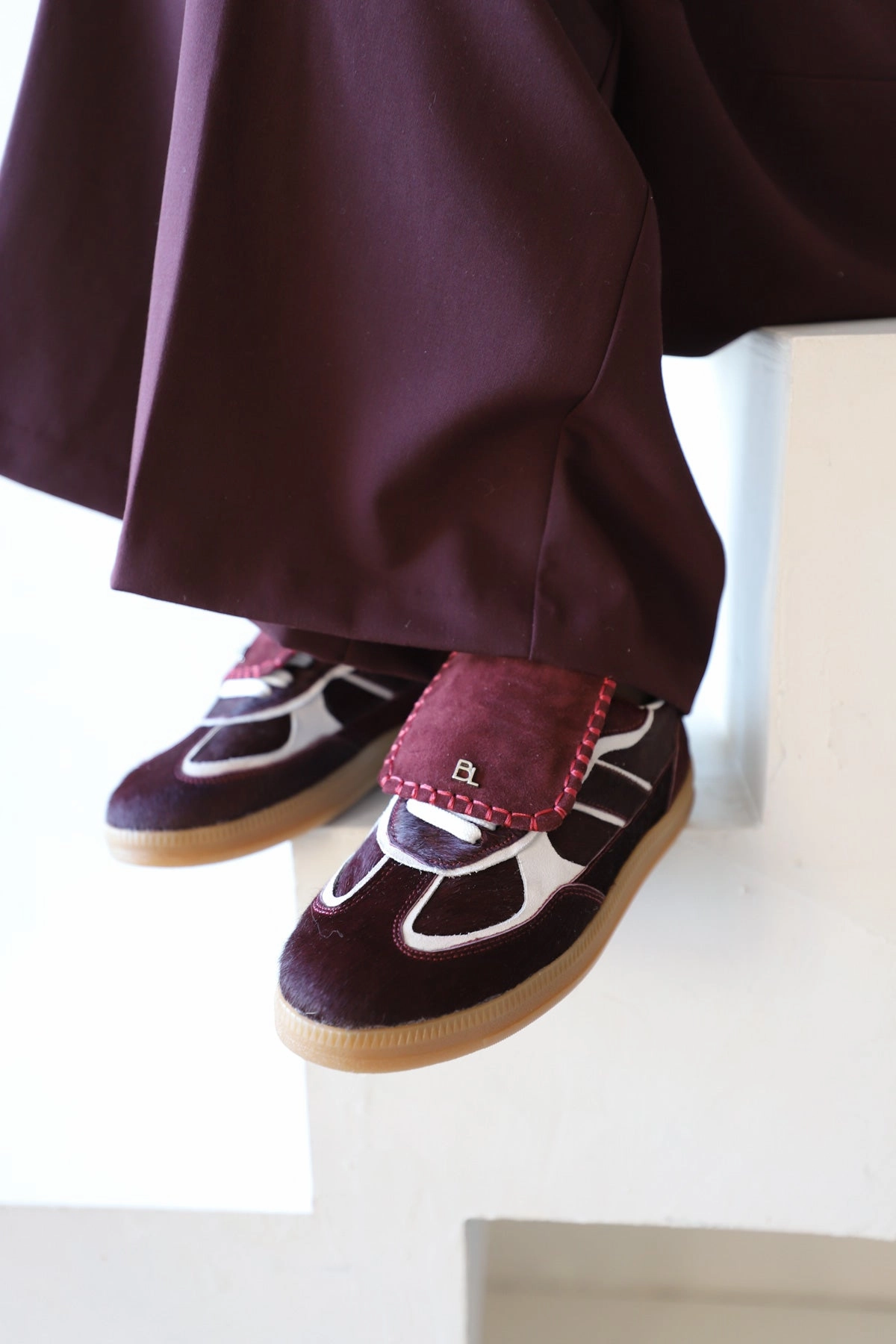 S3 Sneaker Ira | Sneaker Bordo/Wit