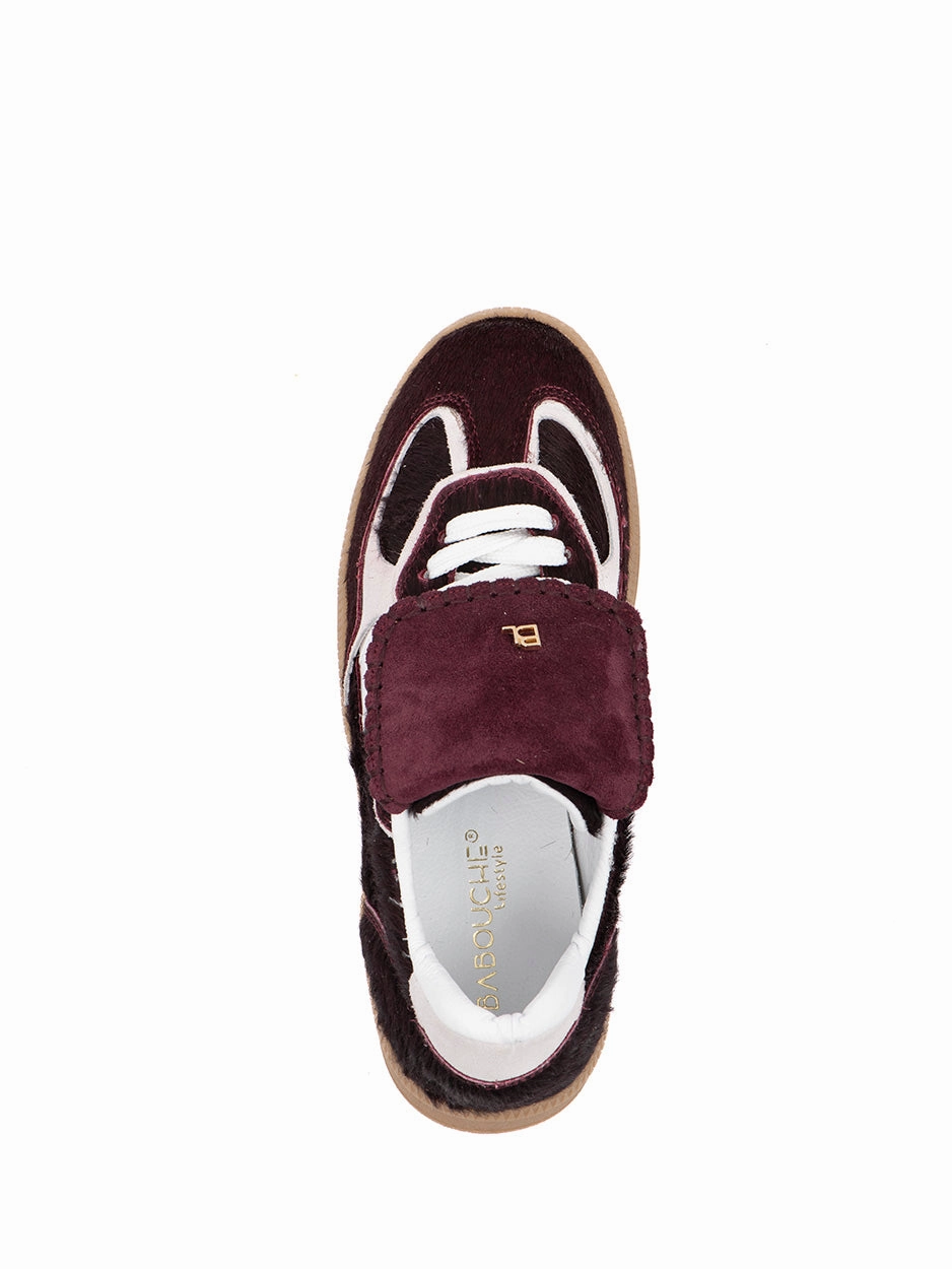 Deichmann Winter Sneaker Ira | Sneaker Bordo/Wit