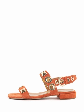 Jade | Sandaal Oranje Bequeme Moderne Sandalen
