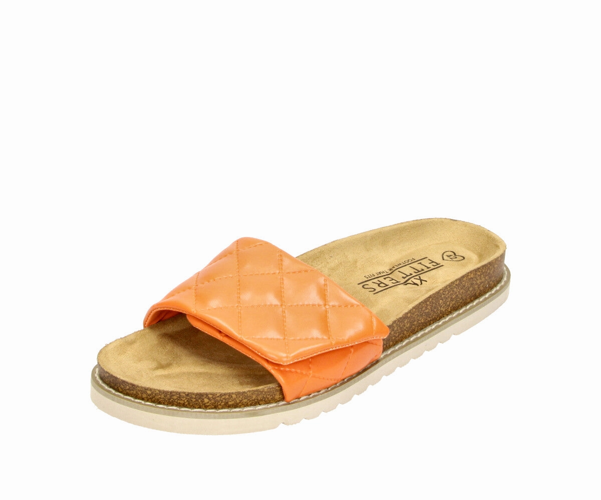 Jade in Orange - Damen Slipper Ortorex Sandalen