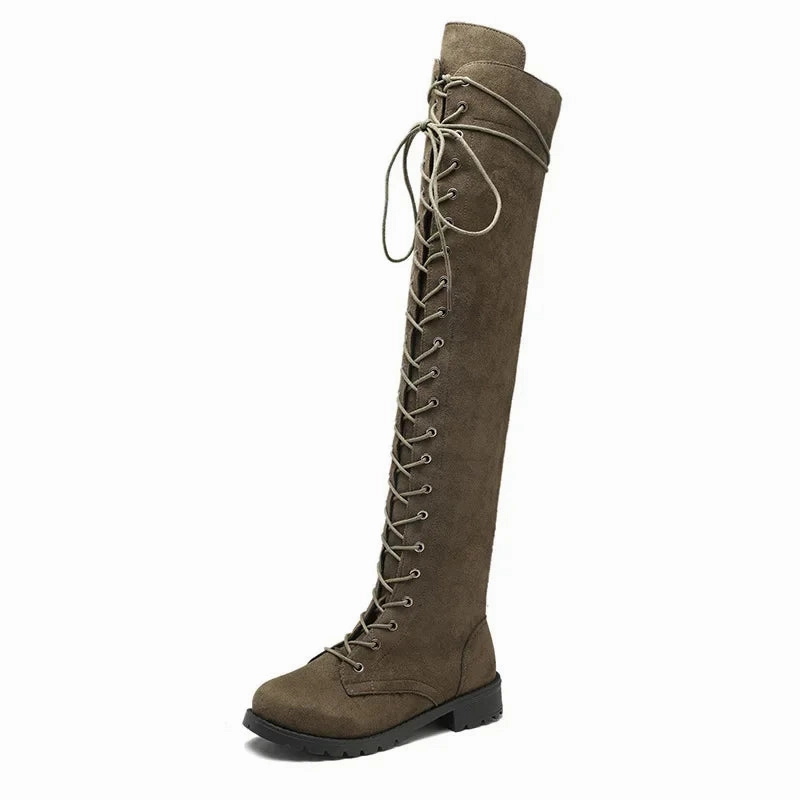 Jessika | Stylische Overknee Stiefel Stiefel Schaftweite 30 Cm
