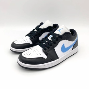 Sneaker Leo Damen Jordan 1 Low Black University Blue White