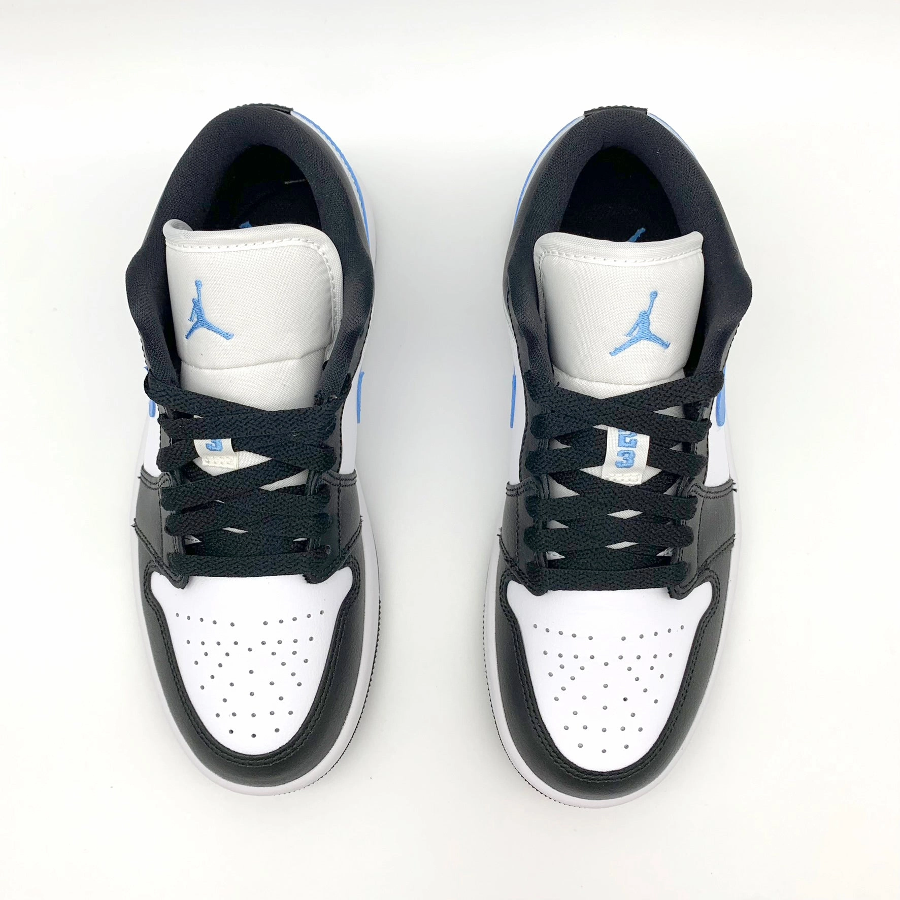 Jordan 1 Low Black University Blue White Mason Majella Sneaker