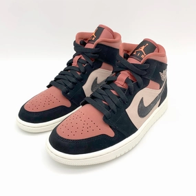 Jordan 1 Mid Canyon Rust Bugatti Sneaker Weiß