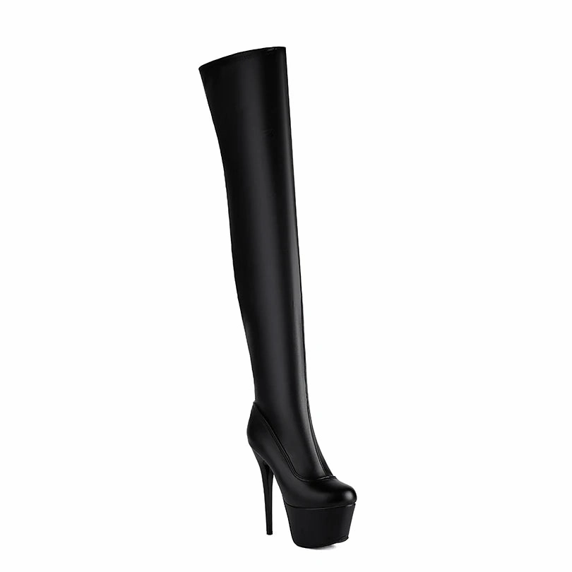 Karolin | Hohe Overknee Stiefel Diana Stiefel