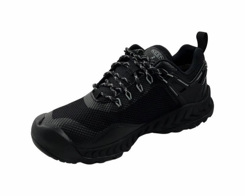 Sneaker Breit Keen Damen Sneaker Nxis Evo WP 1026685 Black/Cloud Blue