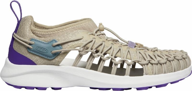 Keen Damen Sneaker Uneek 1022408 Offen Beige Lila Slip In Sneaker