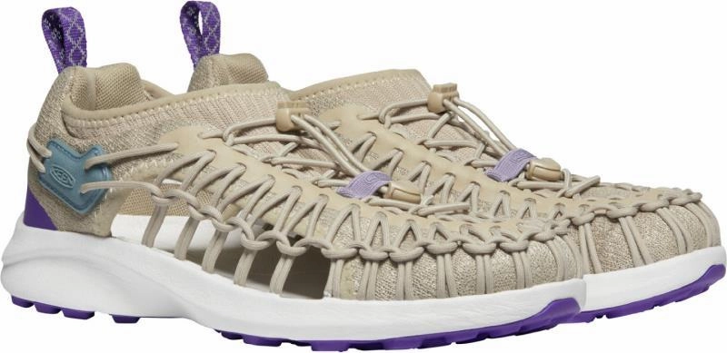 Keen Damen Sneaker Uneek 1022408 Offen Beige Lila Winter Sneaker Leder