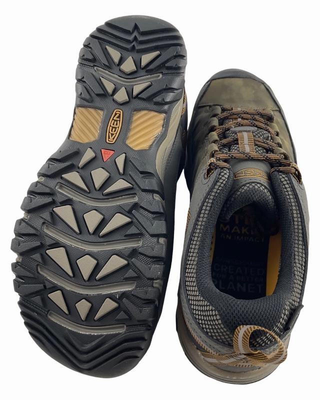 Keen Herren Sneaker Ridge Flex Mid WP 1017784 Black Olive/Golden Brown Classic Leather 2400 Sneaker