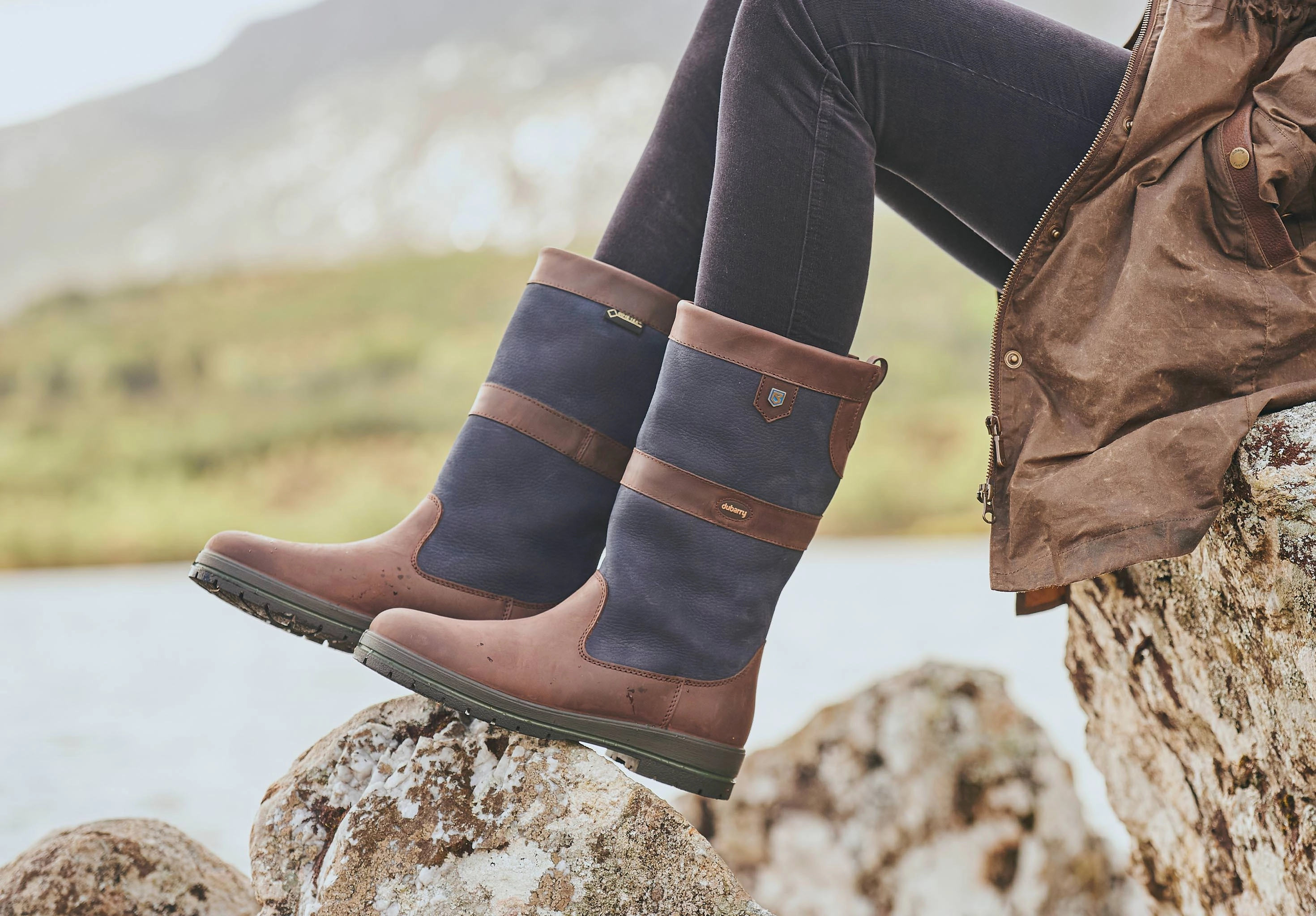 Kildare Damen Outdoor-Stiefel ExtraFit- Navy/Brown Stiefel Selbst Designen