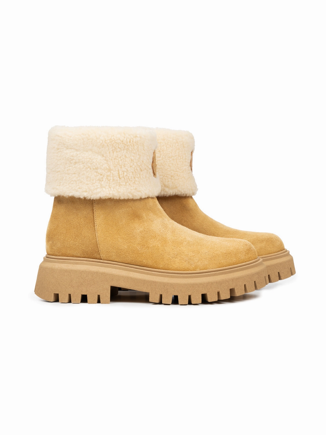 Petit Aurea Mid Stiefel aus Wildleder - Camel-Beige Normani Winterstiefel