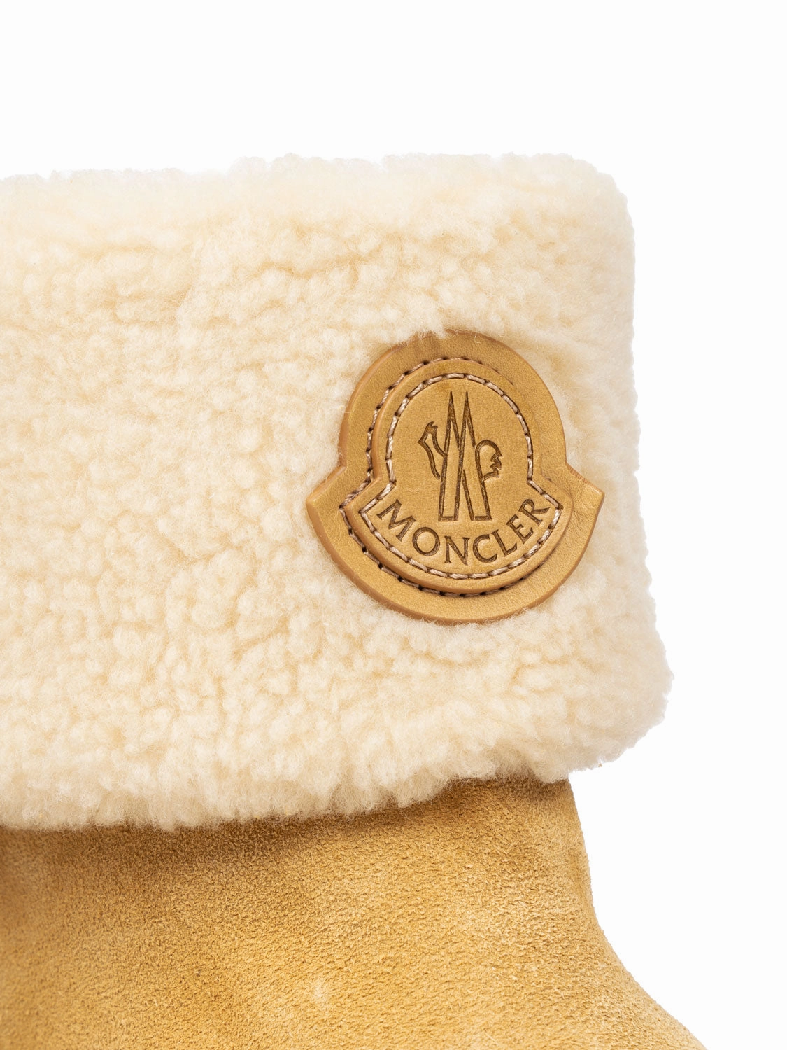 Winterstiefel Sale Petit Aurea Mid Stiefel aus Wildleder - Camel-Beige