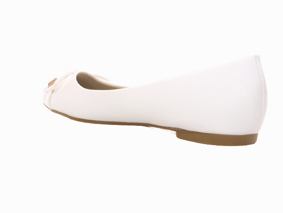Damen Slipper Halbschuhe Ballerina Loafer Mokassins Slip On Flats Freizeit White # 10105 Desert Loafers