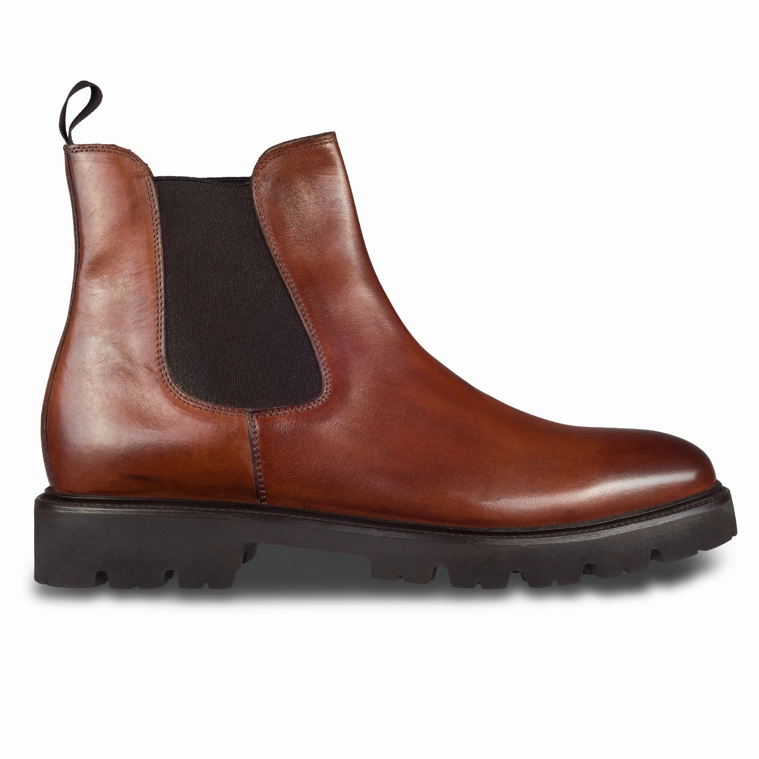 BRECOS Chelsea Boots fr Herren braun, Kalbsleder - Gummisohle, handgefertigt & durchgenht | Gr. 41 SALE % Ariat Chelsea Boots