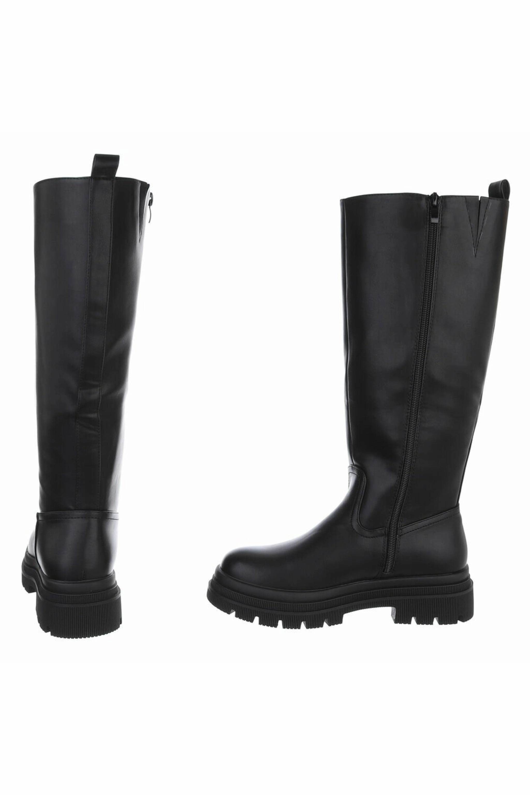 Klassischer Stiefel, schwarz Polo Motorrad Stiefel