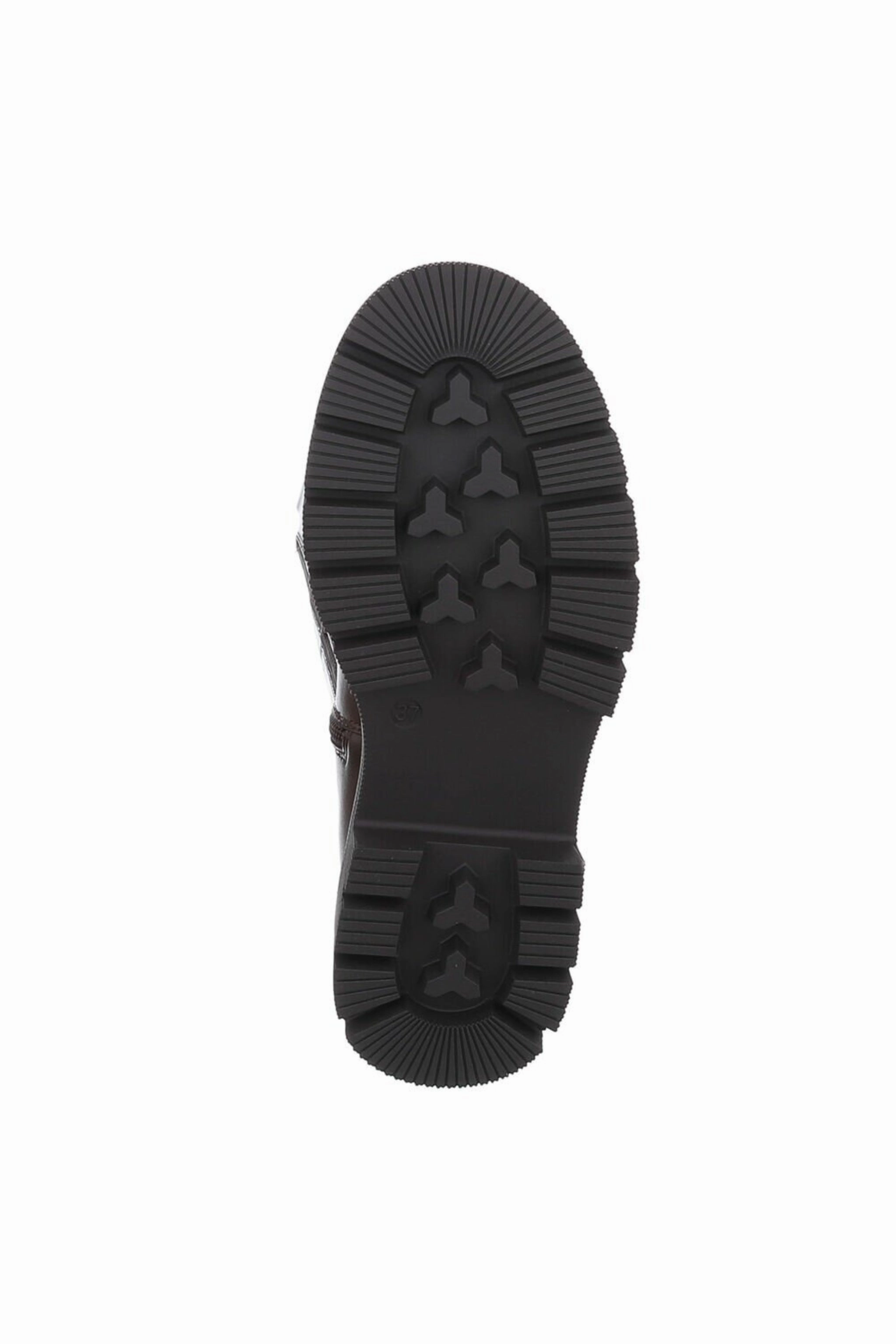 Klassischer Stiefel, schwarz Umgedrehter Stiefel