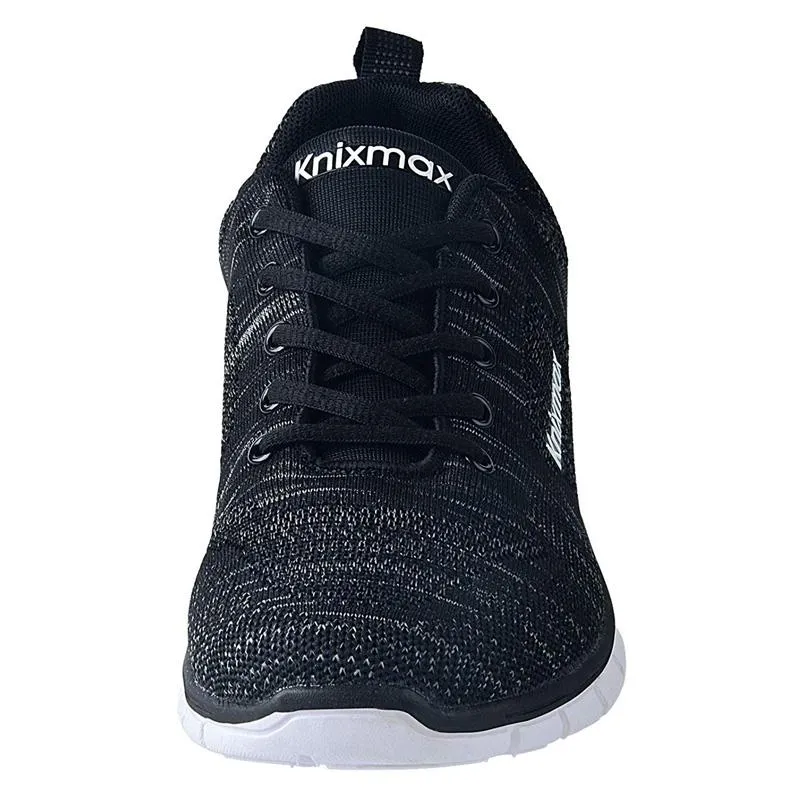 Wettkampf Laufschuhe Test Knixmax Herren Trainer, Schwarz, Leicht, Laufen Gym Fitness Sport Wanderschuhe