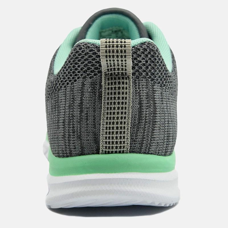 Knixmax Damen Strick-Sneaker, Grau Grn, Leicht, Laufen Gym Fitness Sport Wanderschuhe Fila Laufschuhe