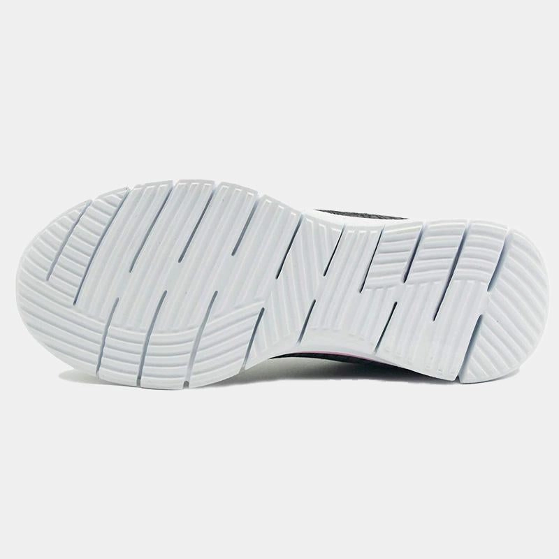 Haltbarkeit Laufschuhe Kilometer Knixmax Damen Strick-Sneaker, Schwarz Pink, Leicht, Laufen Gym Fitness Sport Wanderschuhe