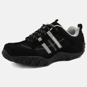 Knixmax Damen Wanderschuhe, Schwarz, Leichte Zustiegsschuhe, Sportschuhe High Heels G