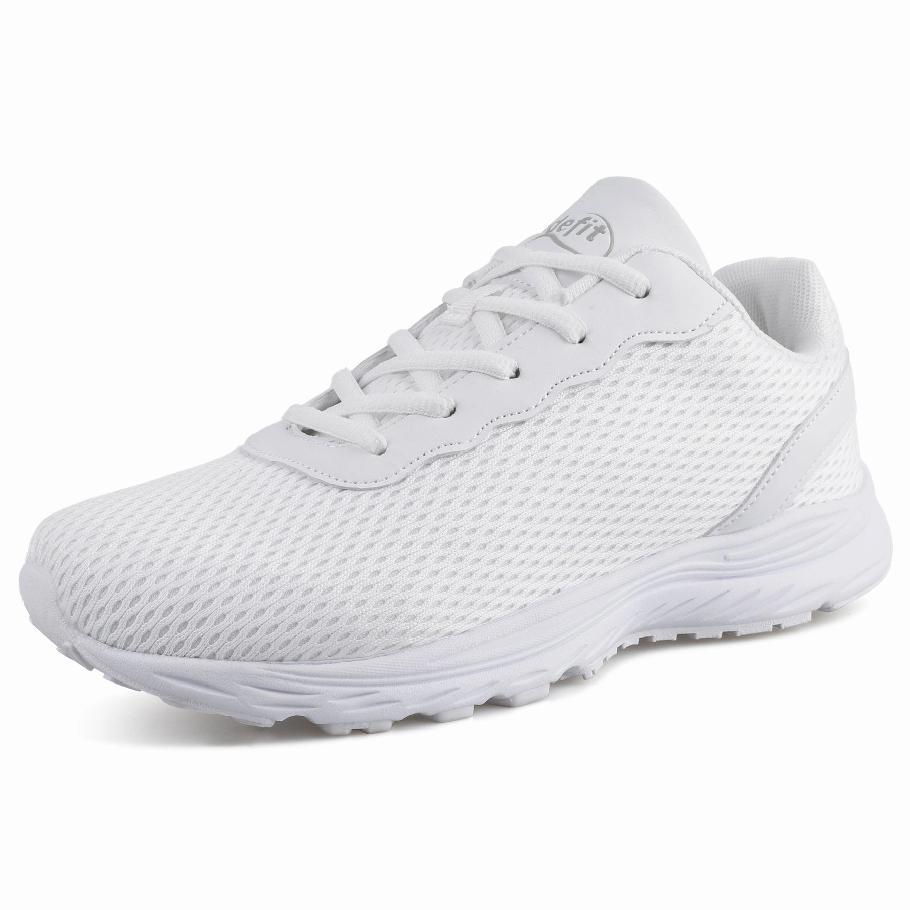 Knixmax Extra breite leichte Damen Laufschuhe fr Plattfu Weie Sportschuhe mit Schuhen mit breiter Zehenbox Laufschuhe Für Asphalt Und Wald
